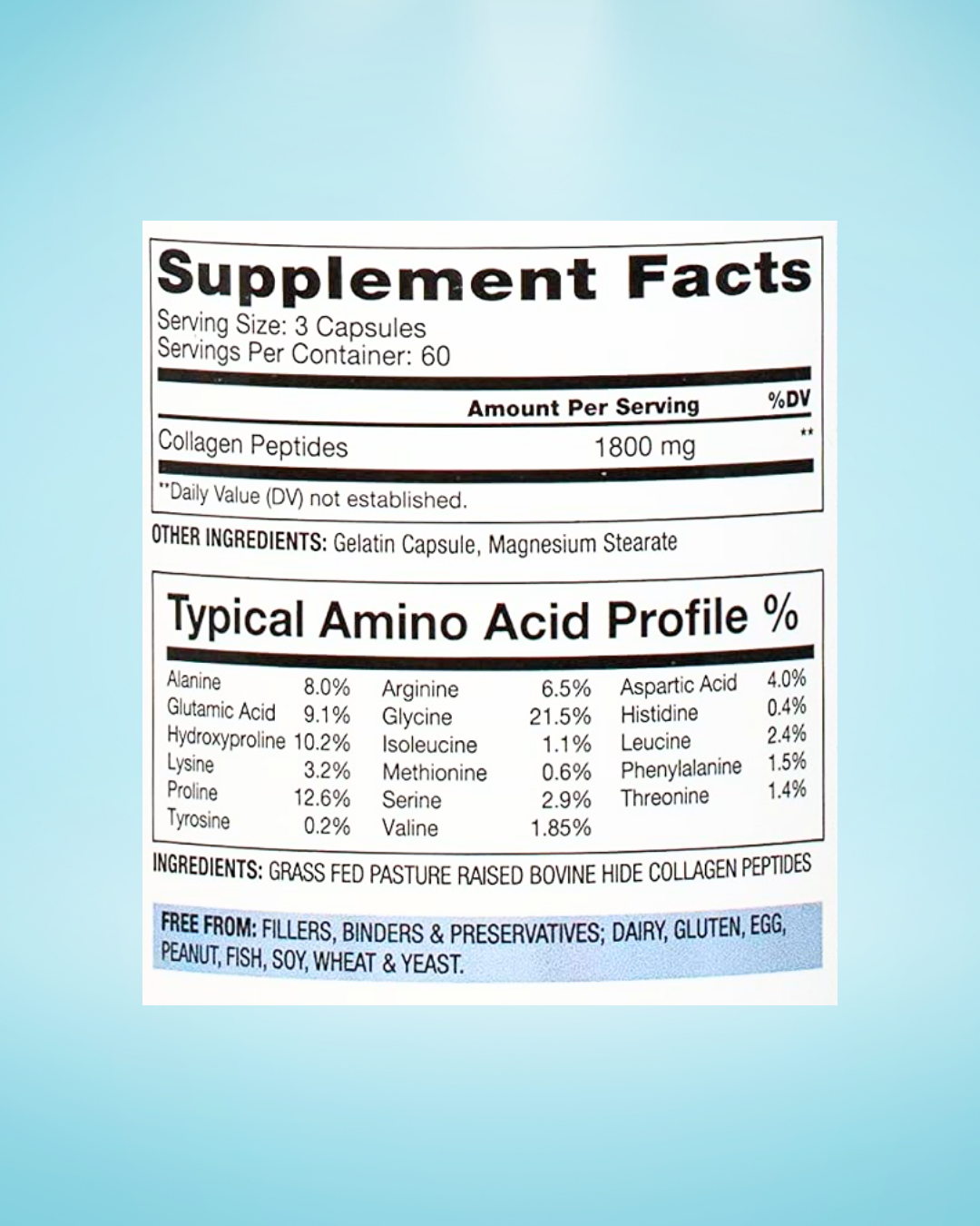 BioOptimal Collagen Capsules- Image 4