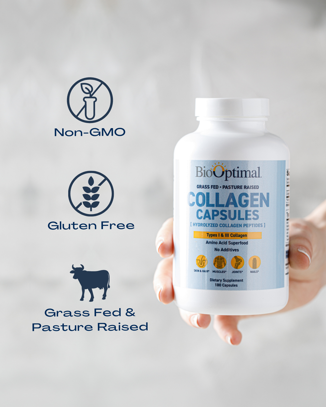 BioOptimal Collagen Capsules- Image 5