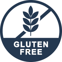 A bottle of dietary supplements labeled `Gluten-Free` with green and gold accents on a white background.